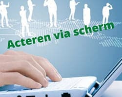 Acteren via scherm Huur een acteur